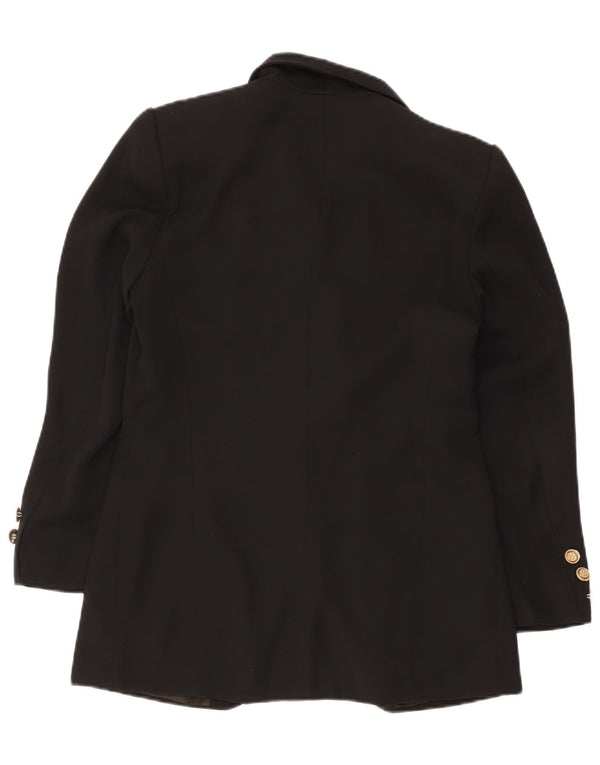 Bianca Womens Longline 1-knaps blazerjakke EU 36 Small Black Polyester