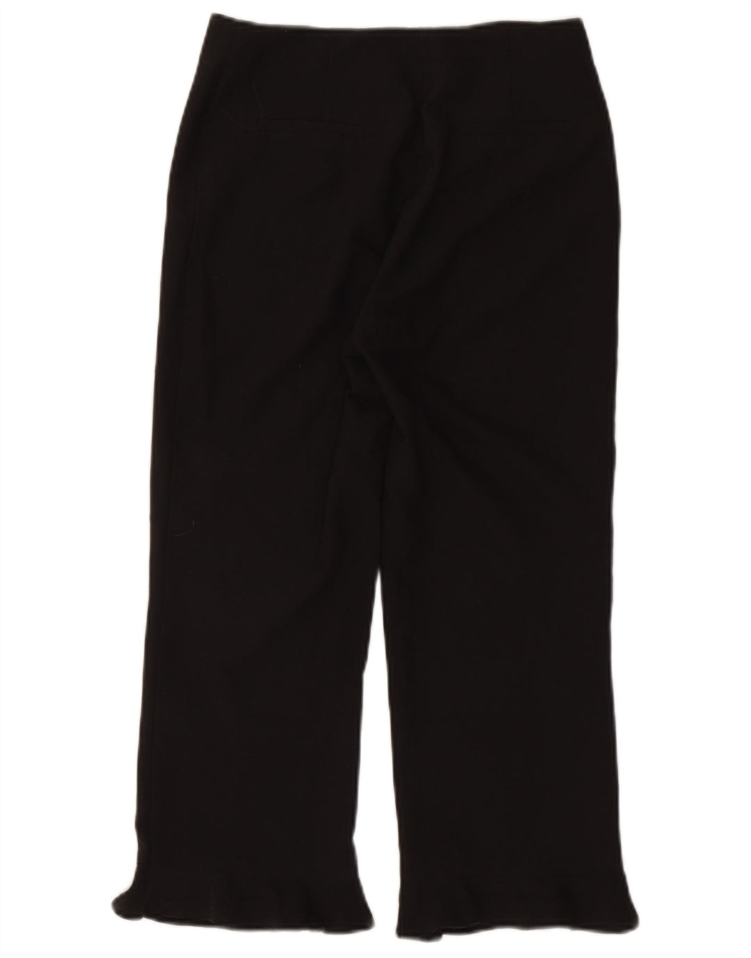 Topshop Dame Capri Bukser UK 8 Small W27 L22 Sort Polyester