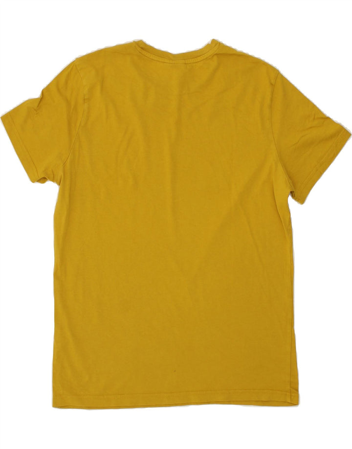DIADORA Mens T-Shirt Top Small Yellow Cotton Vintage Diadora and Second-Hand Diadora from Messina Hembry 