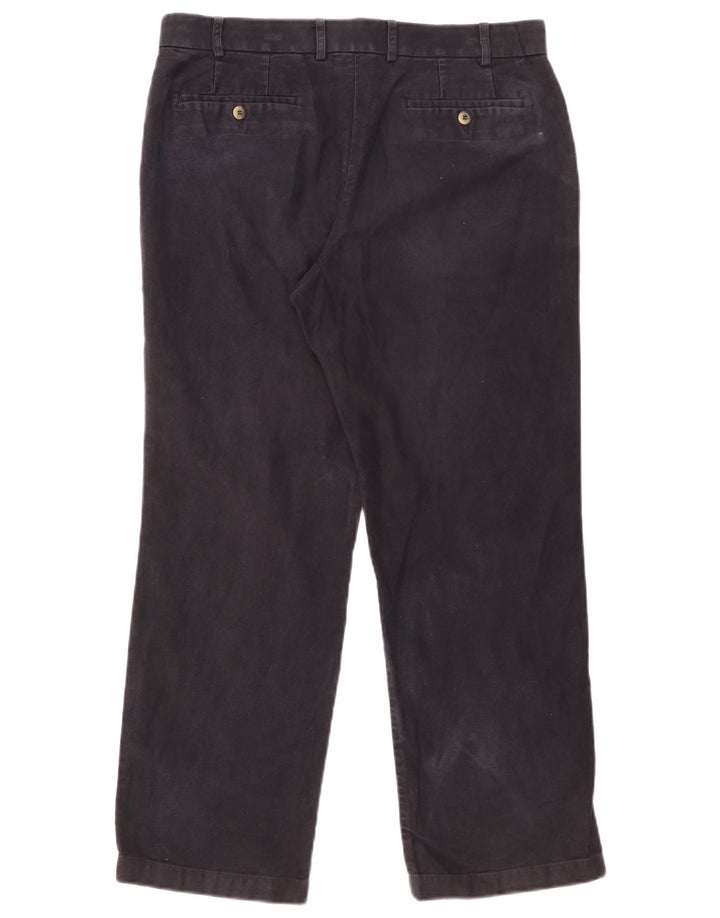 MARKS & SPENCER Herre Blue Harbor Chinobukser W36 L29 Marineblå