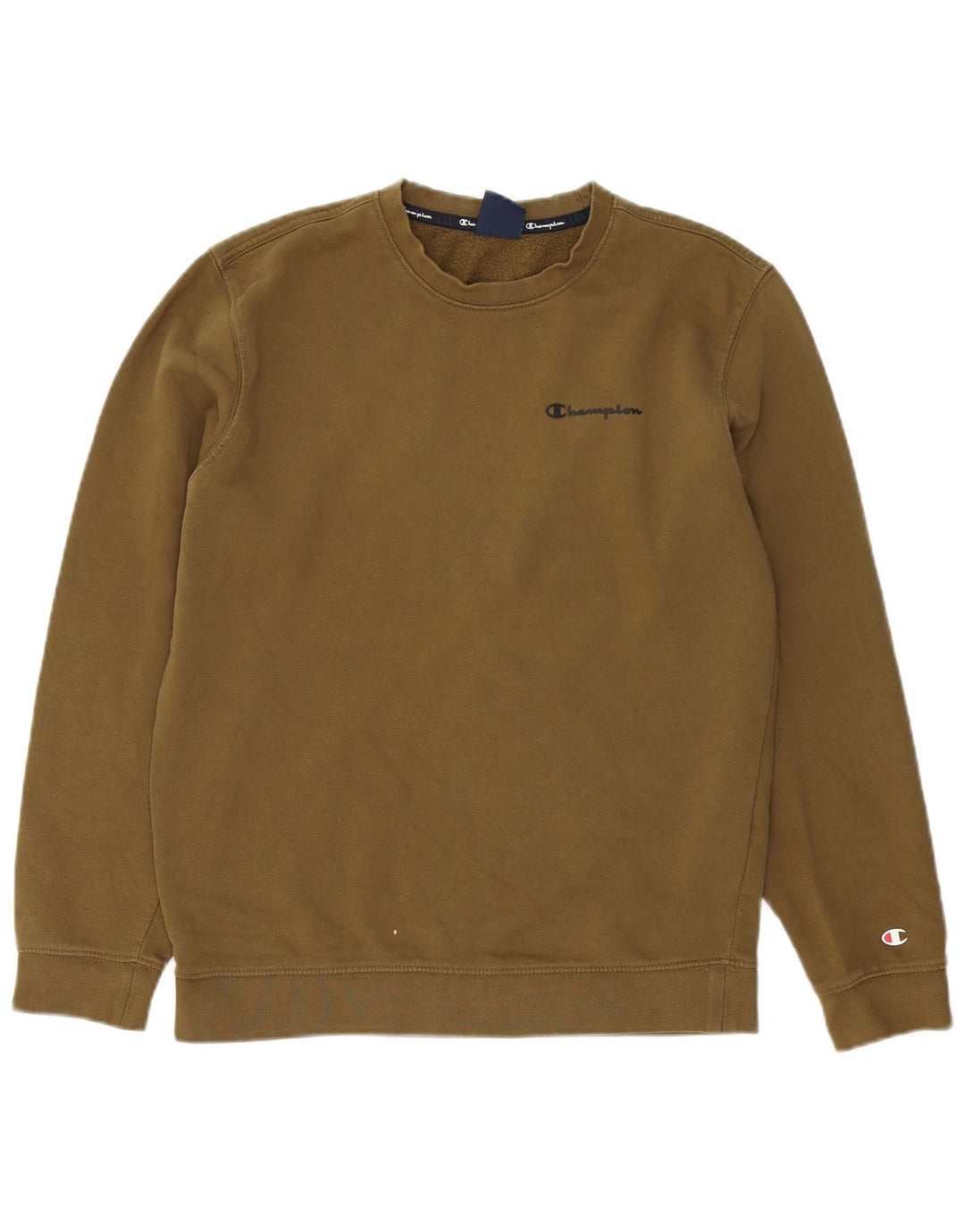 Champion Herre Sweatshirt Jumper Medium Khaki Bomuld