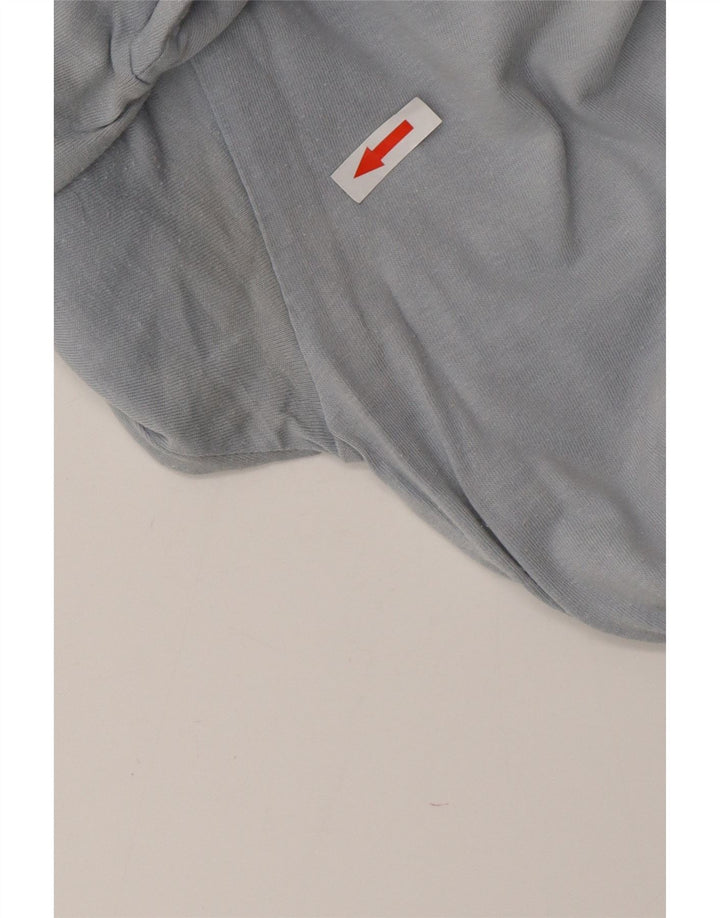 REEBOK Herre Grafisk T-Shirt Top Stor Blå Bomuld