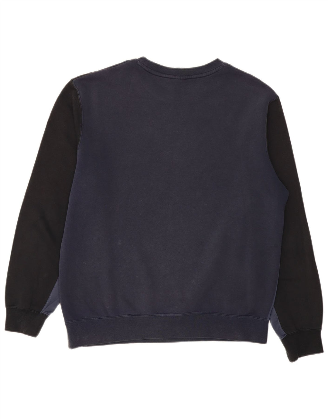 Nike Herre grafisk sweatshirt Jumper Medium Navy Blue Colourblock