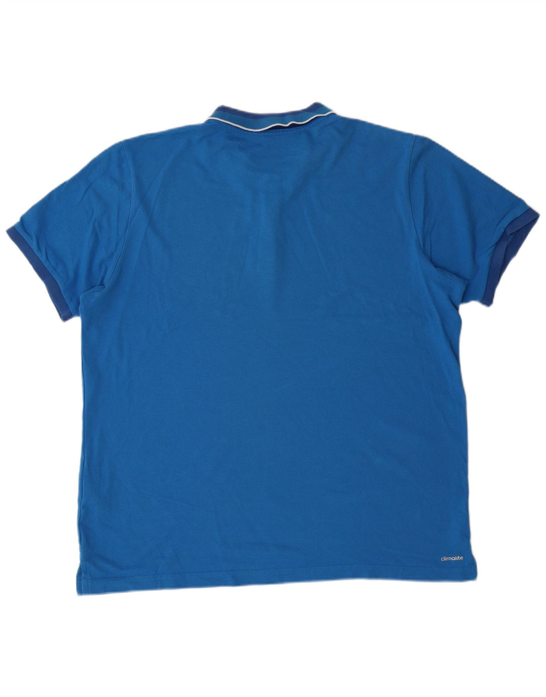 ADIDAS Poloshirt til mænd XL Blå Bomuld