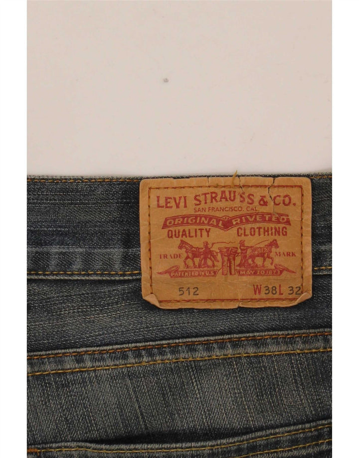 Levi's Herre 512 Bootcut Jeans W38 L32 Blå