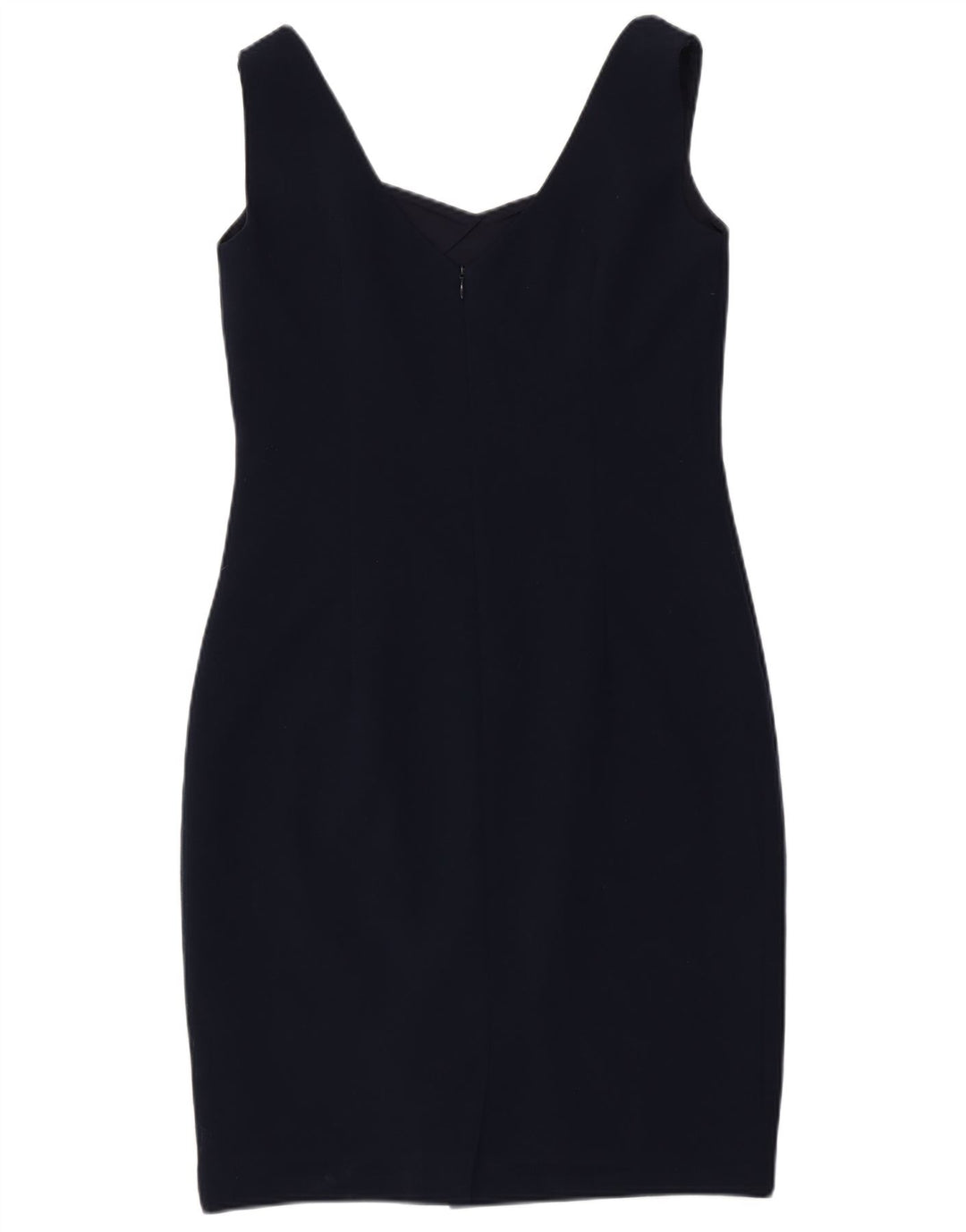 Phase Eight Kvinders Ærmeløs Skede Kjole UK 12 Medium Navy Blue Polyester