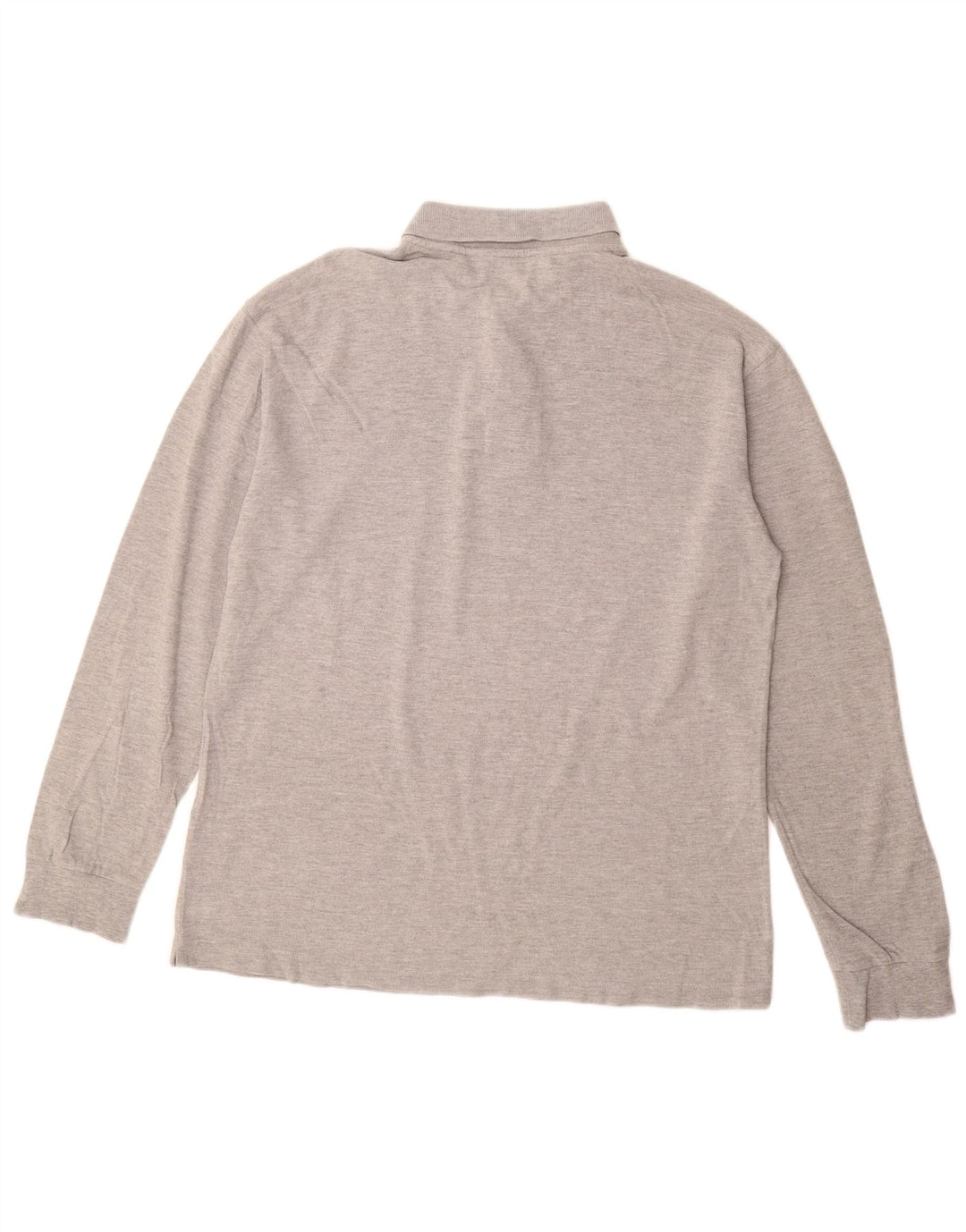 Kappa Langærmet Polo Shirt til mænd XL Grå Bomuld