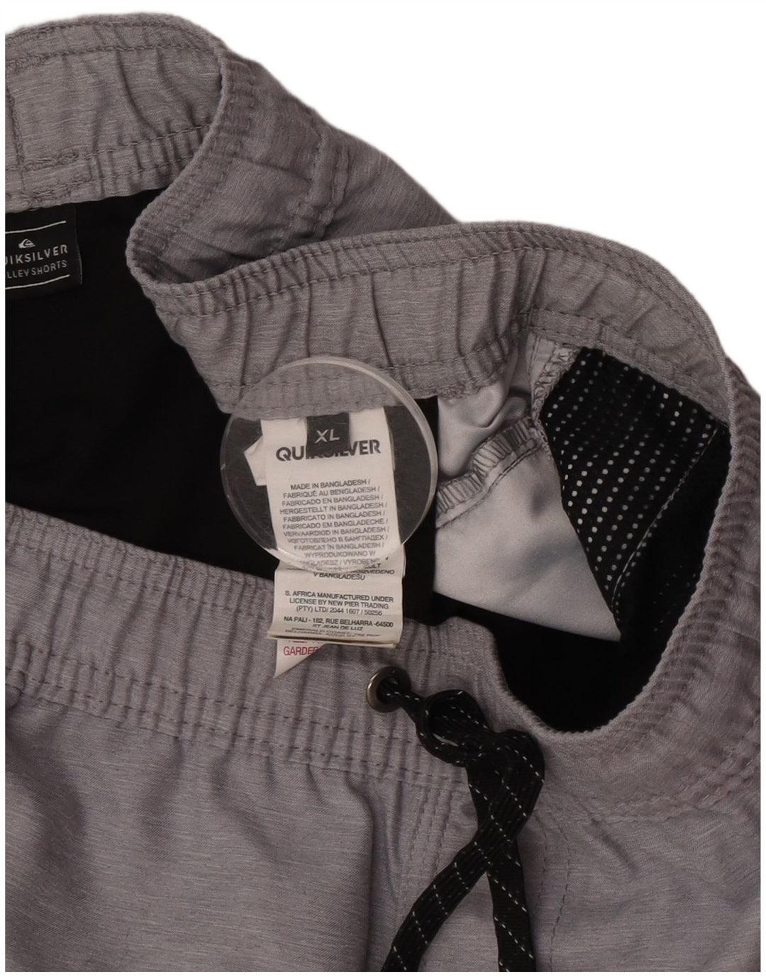 Quiksilver Badeshorts til mænd XL Grå polyester