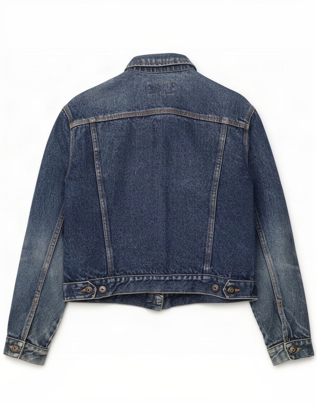 French Connection Dame denimjakke UK 16 Large Blue Cotton