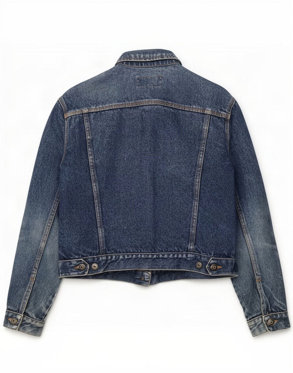 French Connection Dame denimjakke UK 16 Large Blue Cotton