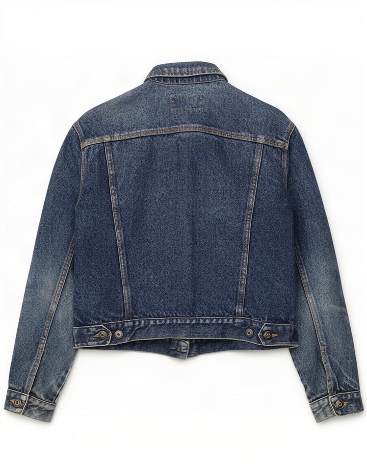 French Connection Dame denimjakke UK 16 Large Blue Cotton