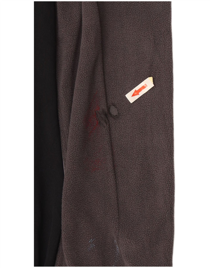 BKE dame fleecejakke med hætte UK 14 Medium Grey Colourblock Polyester