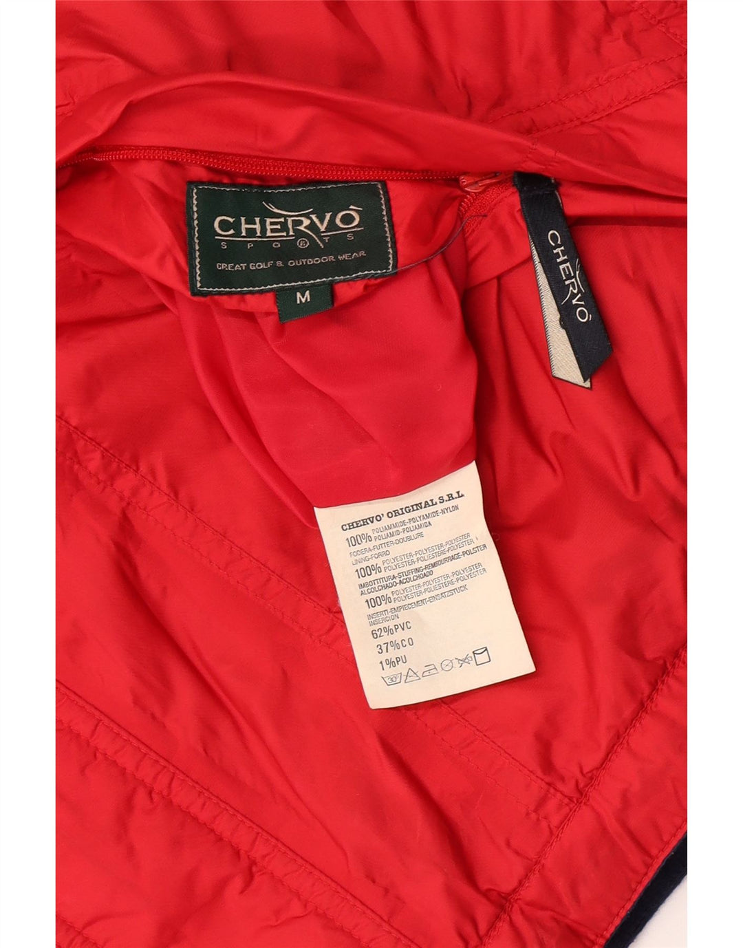 Chervo Herre Reversible Gilet UK 38 Medium Rød Polyamid