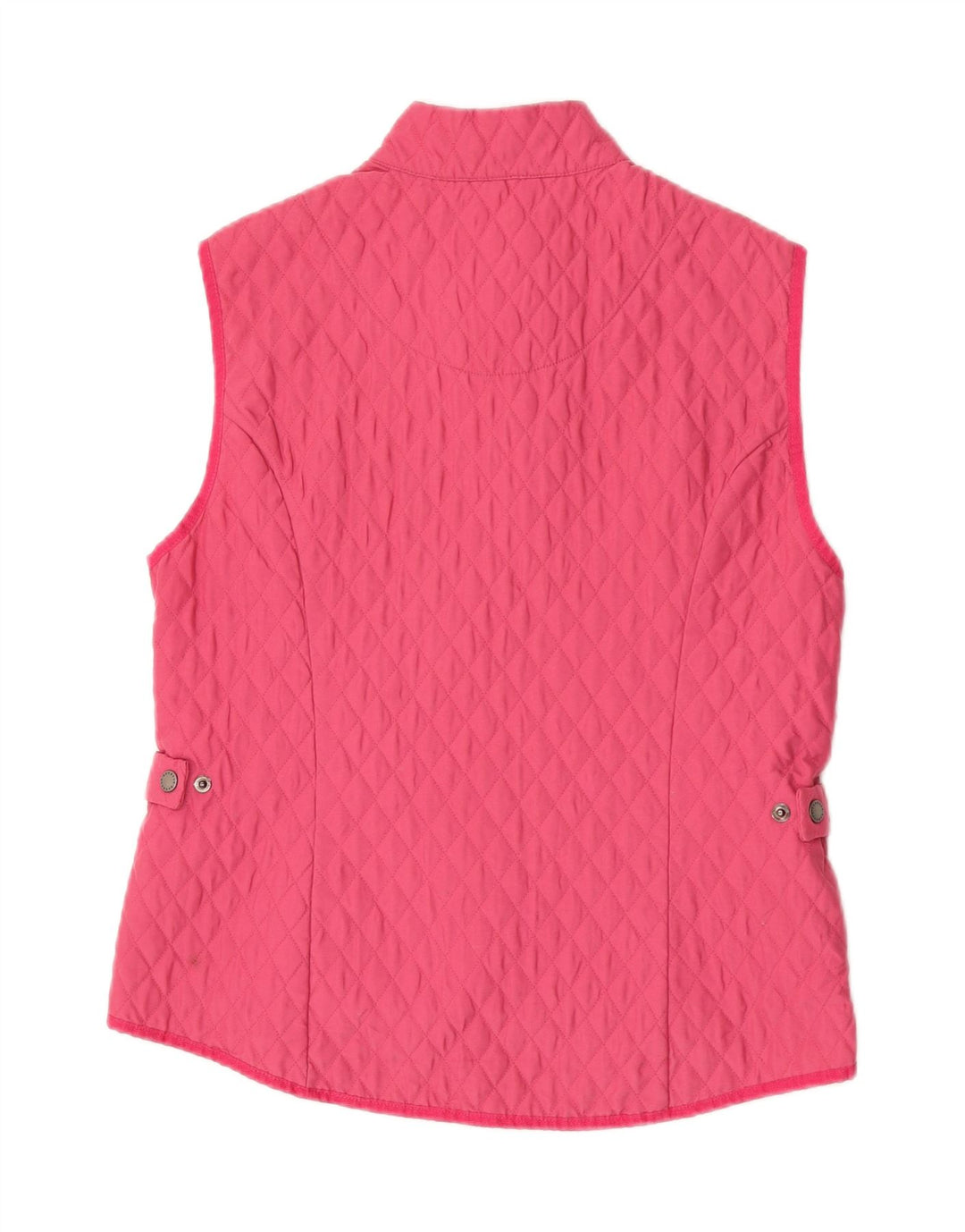 Barbour Womens Quiltet Gilet UK 12 Medium Pink Polyester
