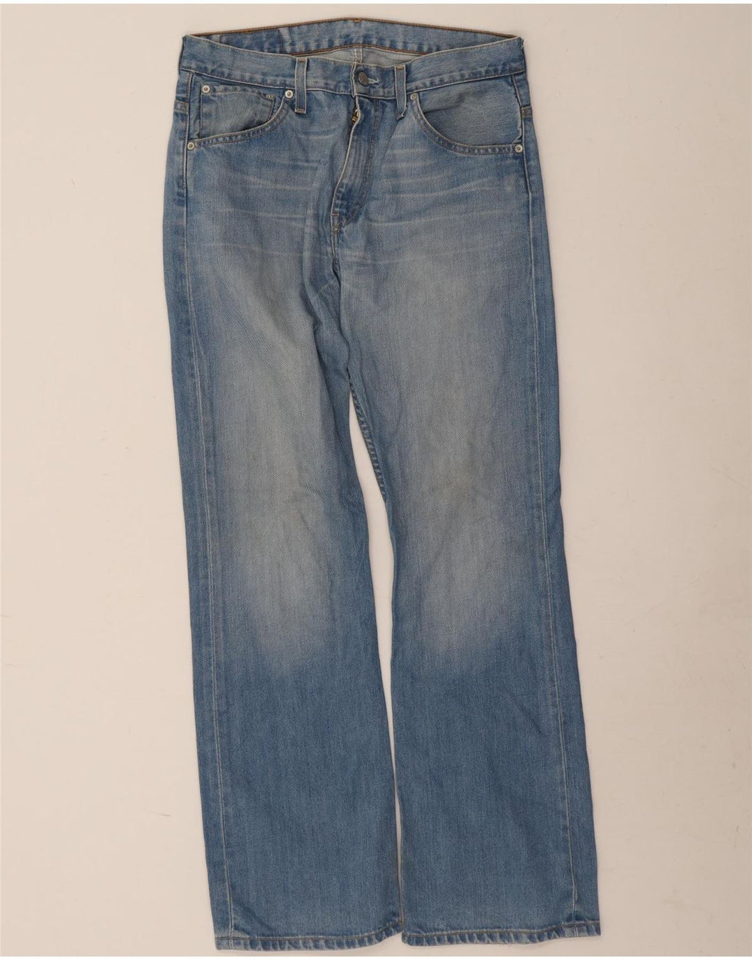 LEVI'S Herre 507 Bootcut Jeans W32 L32 Blå Bomuld