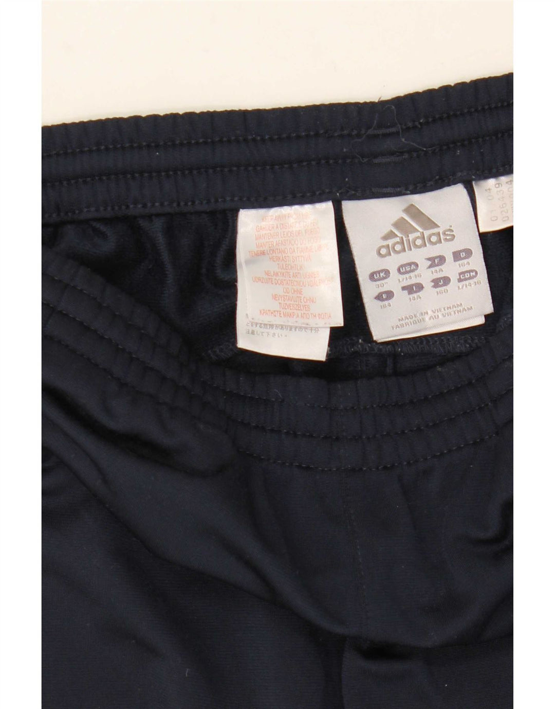 Adidas Træningsdragtsbukser til drenge 13-14 år Marineblå polyester