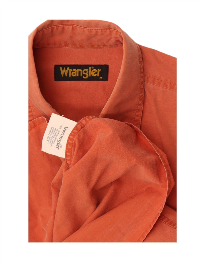 Wrangler Kortærmet Herreskjorte Medium Orange Bomuld