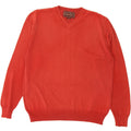 Mens V-Neck Jumper Sweater Medium Vintage Marlboro Classics and Second-Hand Marlboro Classics from Messina Hembry 