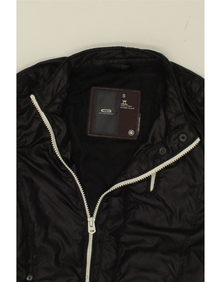 G-STAR Womens Graphic Bomber Jacket UK 10 Small Brown Polyamide Vintage G-Star and Second-Hand G-Star from Messina Hembry 