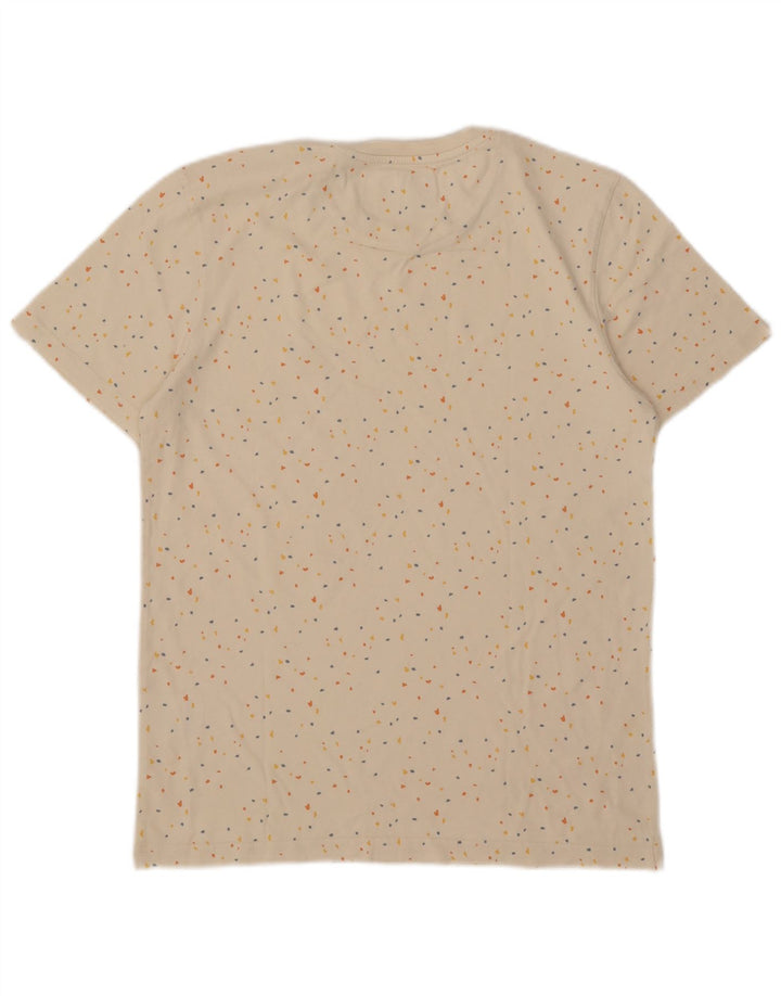 Lyle & Scott Herre T-shirt Medium Off White Plettet bomuld