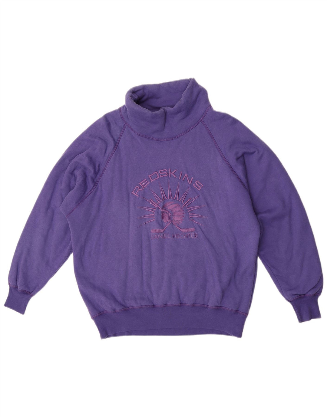Daniel Hechter Dame Redskins Grafisk Sweatshirt Jumper EU 44 XL Lilla