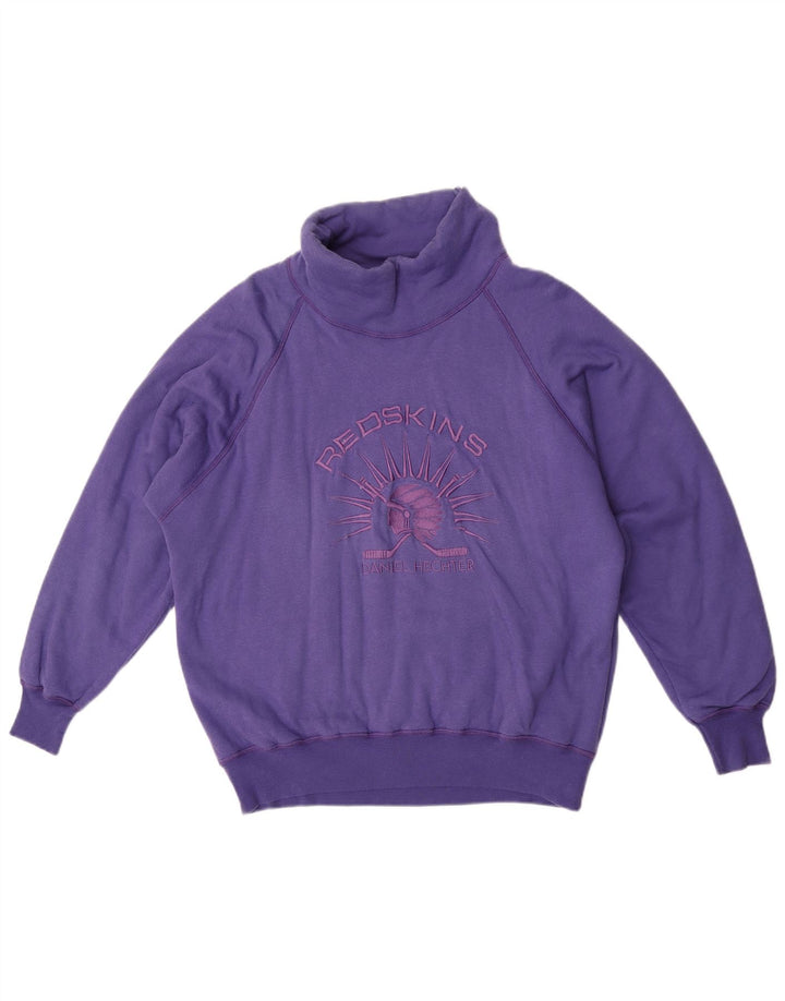 Daniel Hechter Dame Redskins Grafisk Sweatshirt Jumper EU 44 XL Lilla
