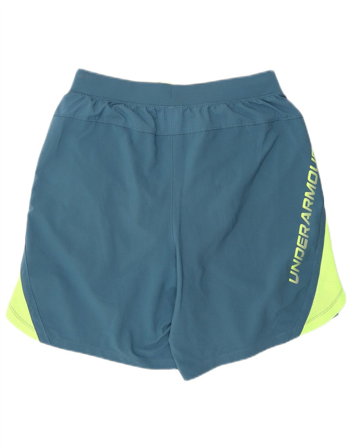 Under Armour Herre Sportshorts Medium Blue Colourblock Polyester