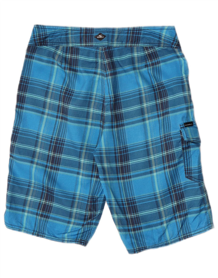 O'Neill badeshorts til mænd, små blå ternet polyester