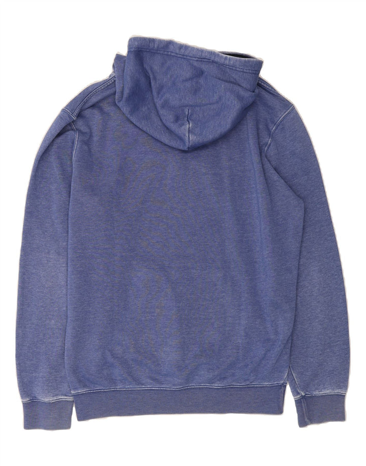 CHAMPION Mens Graphic Hoodie Jumper Medium Blue Cotton Vintage Champion and Second-Hand Champion from Messina Hembry 