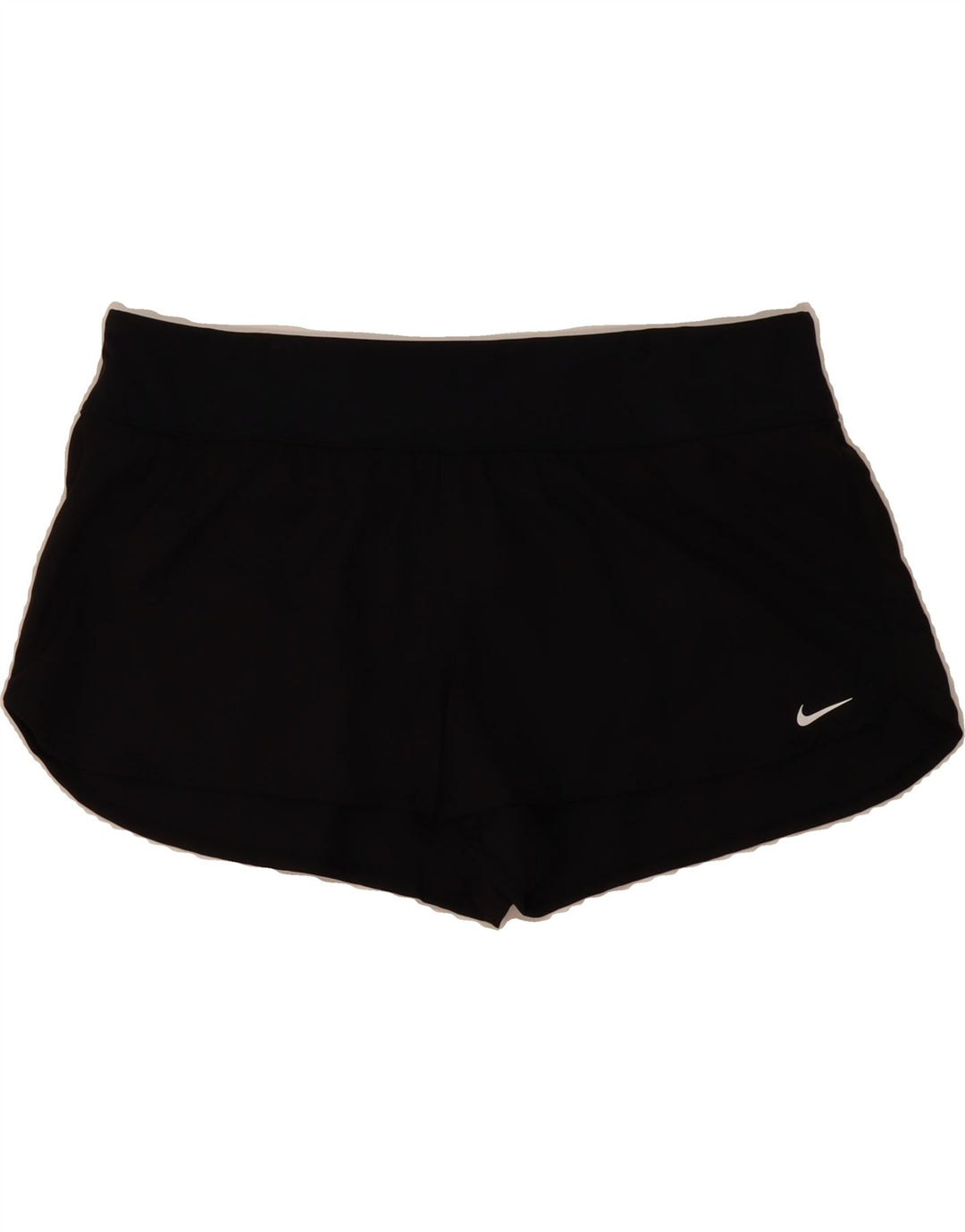 NIKE Womens Sport Shorts UK 18 XL Black Polyester Vintage Nike and Second-Hand Nike from Messina Hembry 