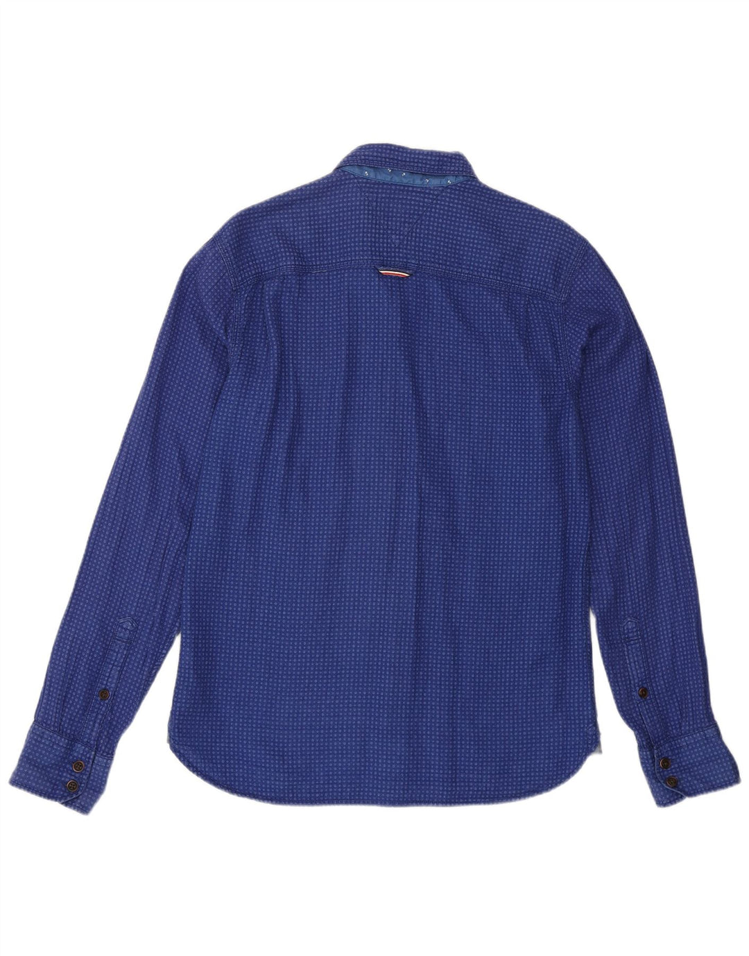 Tommy Hilfiger Herreskjorte Medium Blue Spotted Bomuld