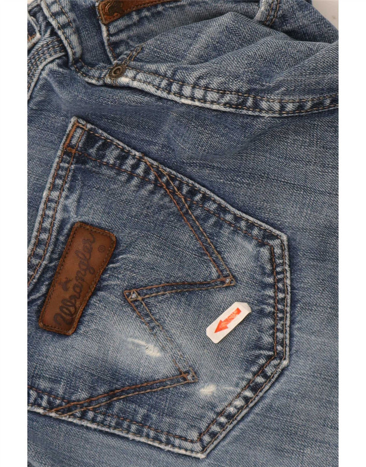 Wrangler Herre Clyde Straight Jeans W36 L30 Blå Bomuld