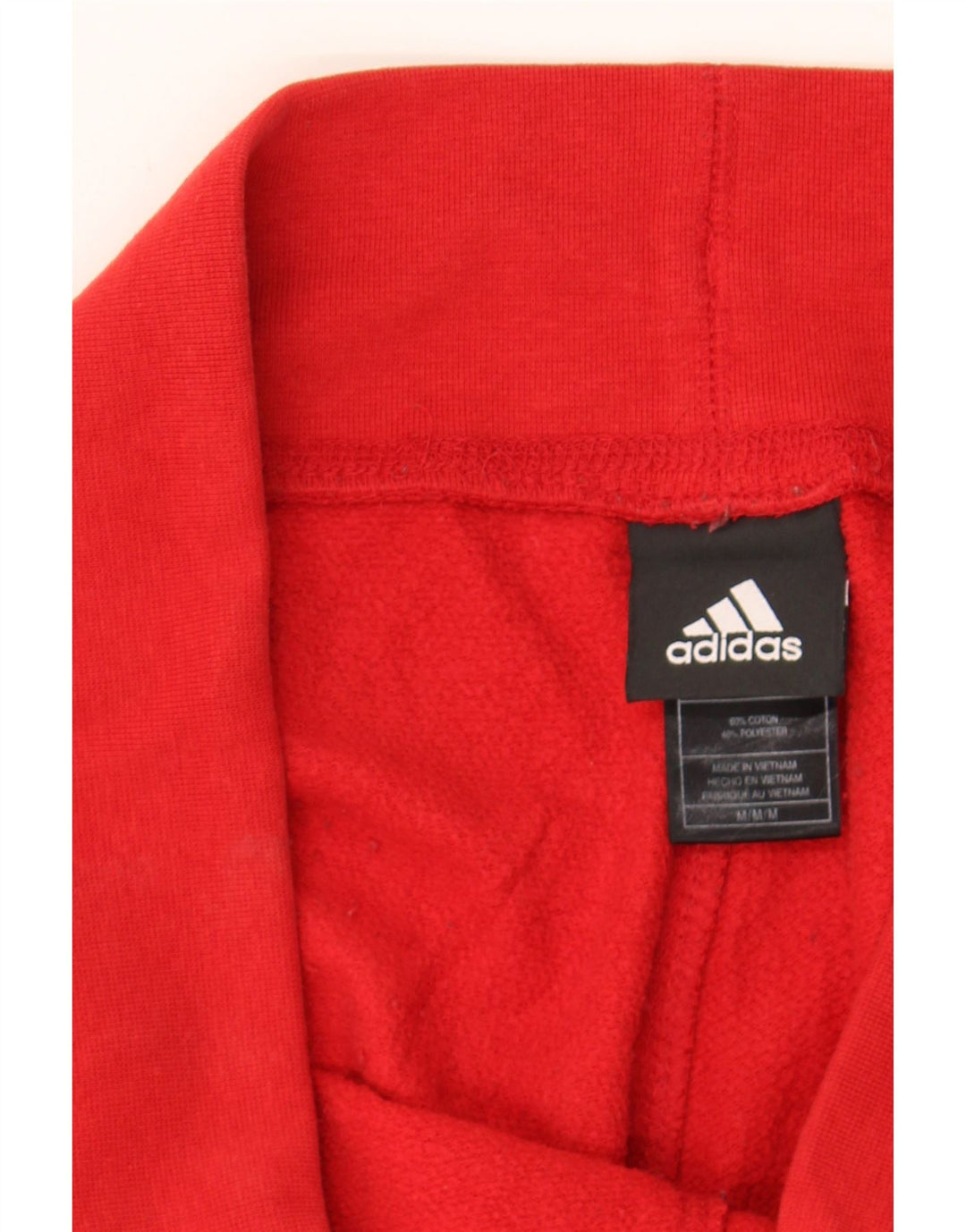 ADIDAS Womens Wisconsin Graphic Tracksuit Trousers UK 14 Medium  Red Vintage Adidas and Second-Hand Adidas from Messina Hembry 
