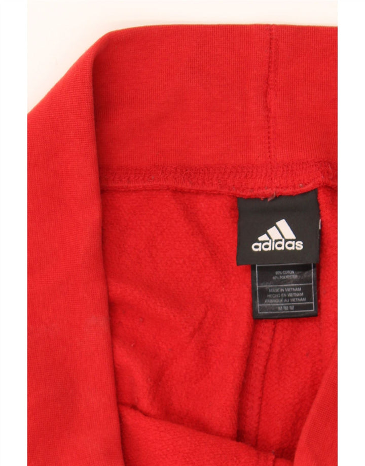 ADIDAS Womens Wisconsin Graphic Tracksuit Trousers UK 14 Medium  Red Vintage Adidas and Second-Hand Adidas from Messina Hembry 