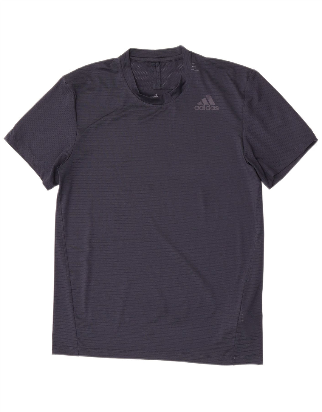 Adidas Herre Aeroready T-Shirt Top Medium Navy Blue Polyester