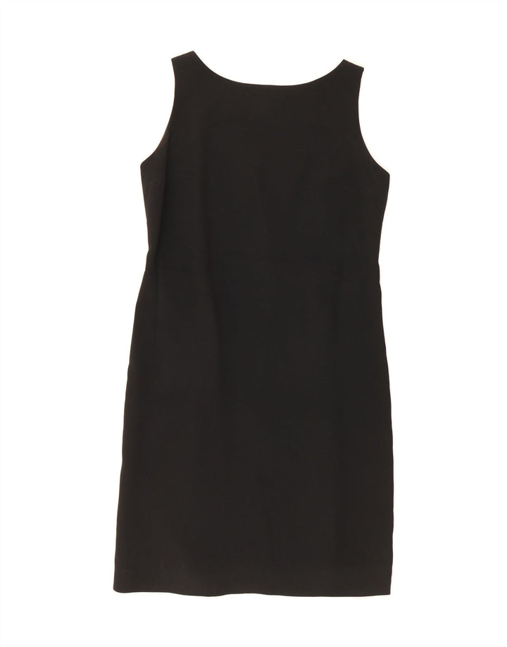 MAX MARA Womens Sleeveless Sheath Dress IT 44 Medium Black Acetate Vintage Max Mara and Second-Hand Max Mara from Messina Hembry 