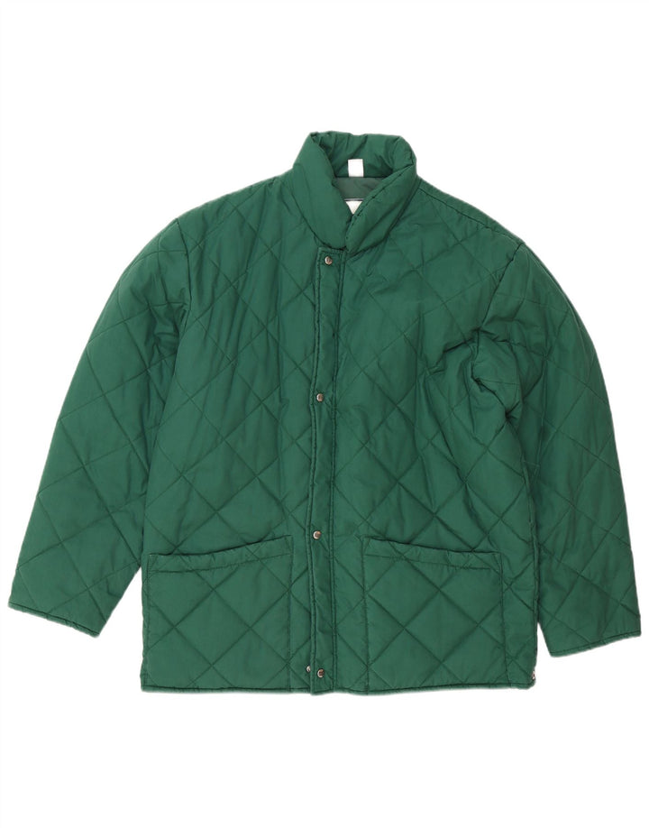 Fila Herre Magic Line Liner Polstret Jakke IT 50 Stor Grøn Polyester