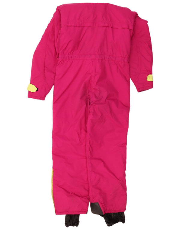 Aesse Ski Jumpsuit med hætte til mænd XL Pink Colourblock