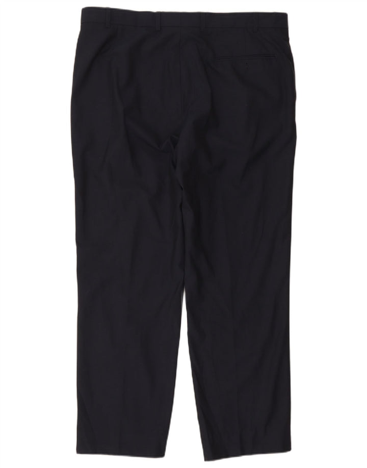 Marks & Spencer Herre Autograph Straight Suit Bukser W38 L35 Navy Blue