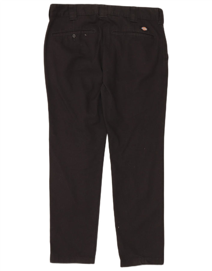 DICKIES Slim Fit Chinobukser til mænd W36 L32 Sort polyester