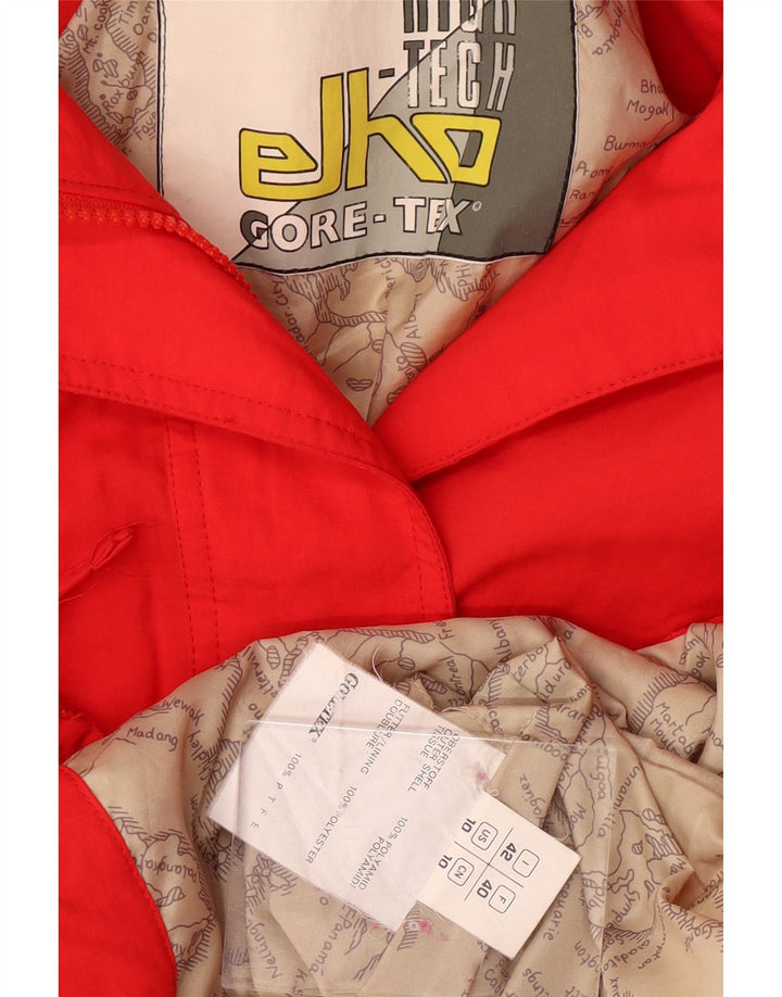 ELHO Dame Gore-Tex Loose Fit Skijakke IT 42 Medium Rød Polyamid