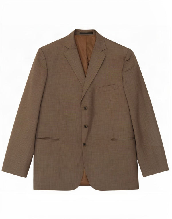 Marks & Spencer Herre 3-knaps blazerjakke UK 48 2XL Beige Uld