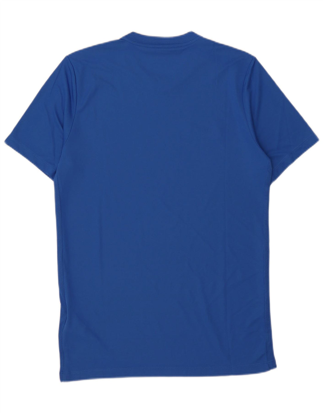 Nike Herre Dri Fit grafisk T-shirt top mellemblå polyester