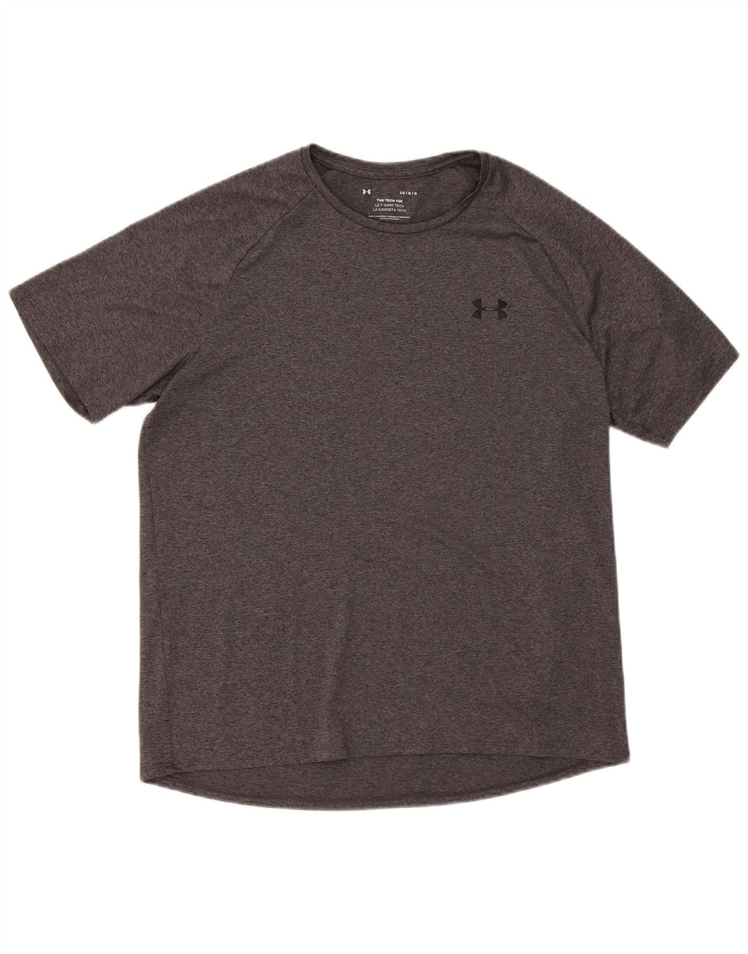 Under Armour Herre T-Shirt Top Stor Grå Flecked