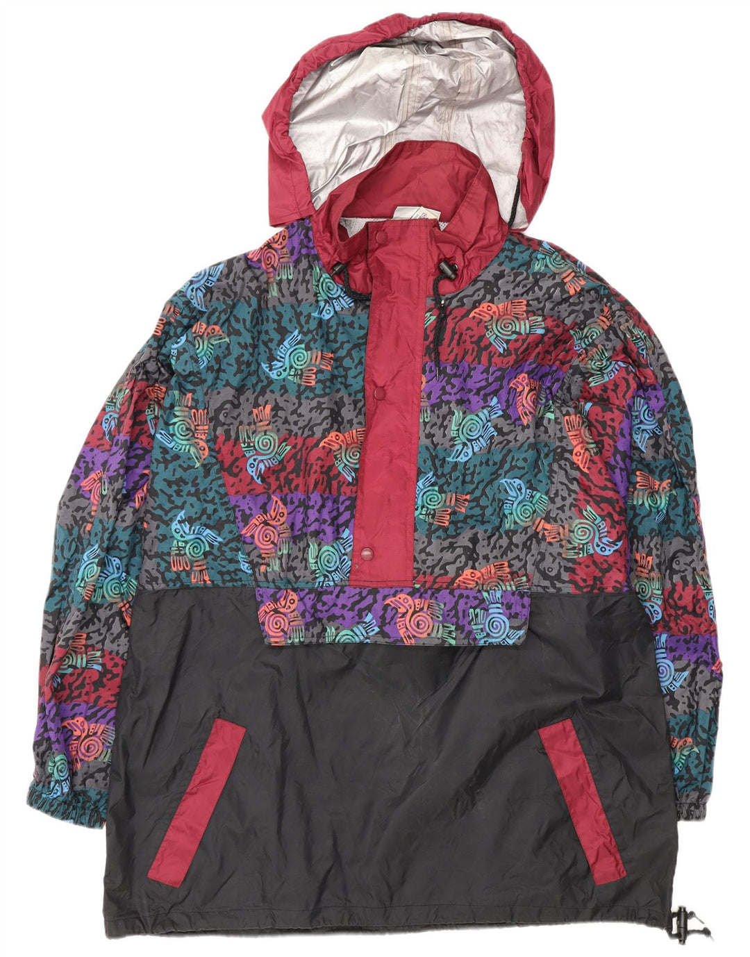 Killtec Herre Hættetrøje Regnfrakke UK 42 XL Flerfarvet Colourblock