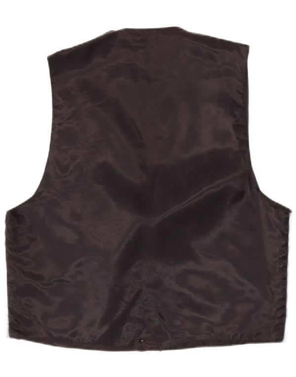 Vintage damevest UK 18 XL Grå blomster