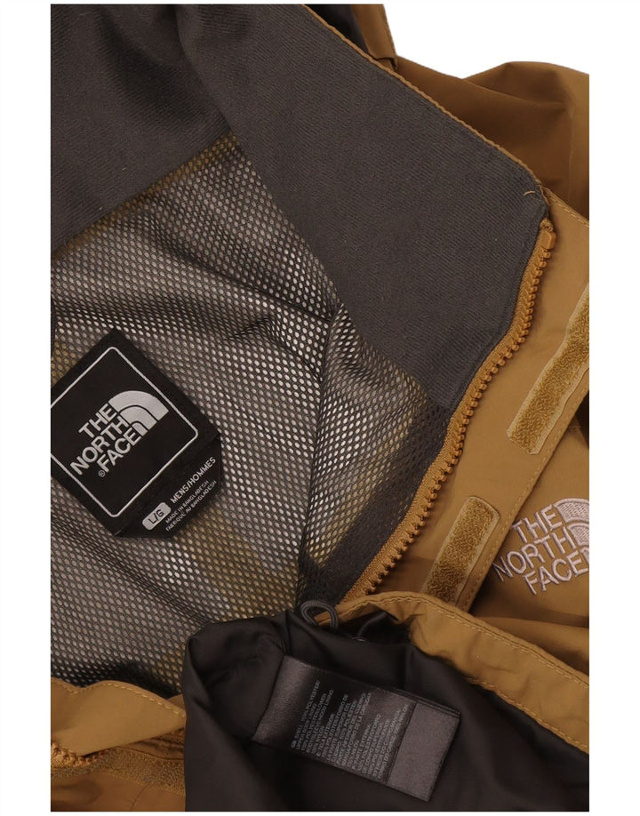 The North Face Regnjakke med hætte til mænd UK 40 Stor brun polyester
