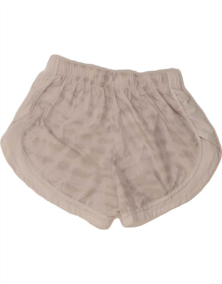 NIKE Womens Sport Shorts UK 12 Medium  Off White Polyester Vintage Nike and Second-Hand Nike from Messina Hembry 