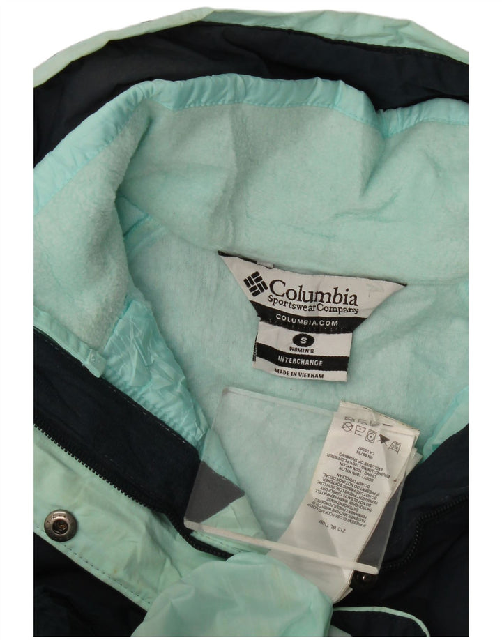 Columbia Dame Bugaboo Windbreaker Jacket UK 10 Small Navy Blue