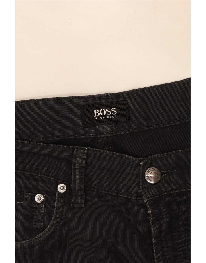 Hugo Boss Straight Casual Bukser til mænd W32 L30 Sort